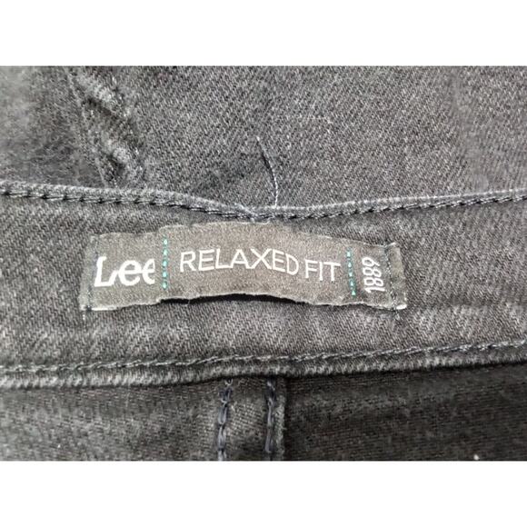 Lee Womens Plus Relaxed Fit Black Jeans (Size 22W) - Picture 3 of 4